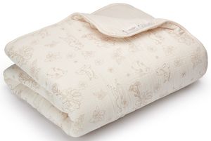 שמיכת תינוק רב עונתית עם מילוי 100% כותנה טטרא 100x75 ס"מ - איילים