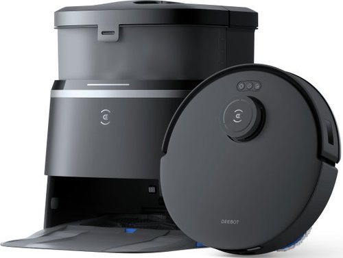 שואב אבק ושוטף רובוטי עם תחנת עגינה Ecovacs Deebot T30 Pro Omni - צבע שחור - שנתיים אחריות יבואן רשמי על ידי רונלייט