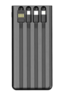 סוללת גיבוי סולארית 10,000MAH עם פנס