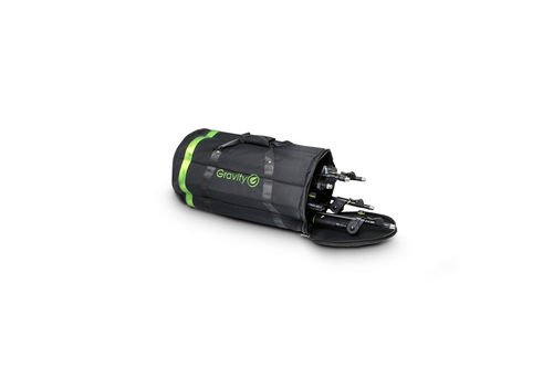 תיק נשיאה ל-6 מעמדי מיקרופון קצרים מבית GRAVITY דגם GBGMS6SB