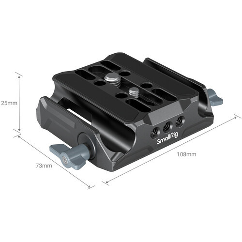 SmallRig Universal LWS Baseplate with Dual 15mm Rod Clamp 3357