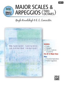 ספר תווים Daily Warm-Ups, Set 5 Major Scales & Arpeggios (Two Octaves)