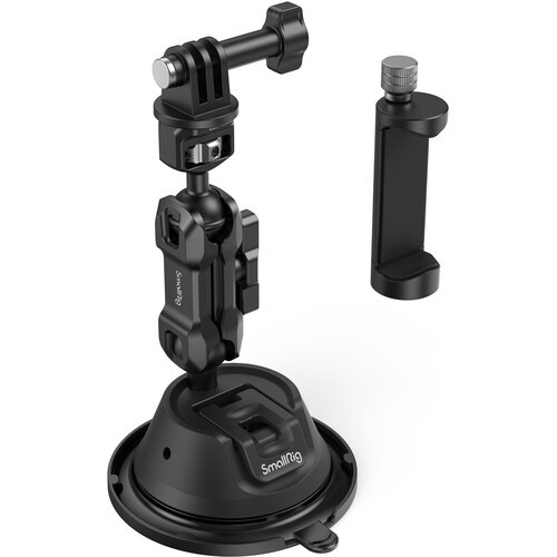 SmallRig SC-1K Portable Suction Cup 4275  Mount Kit for Action Cameras and Smartphones
