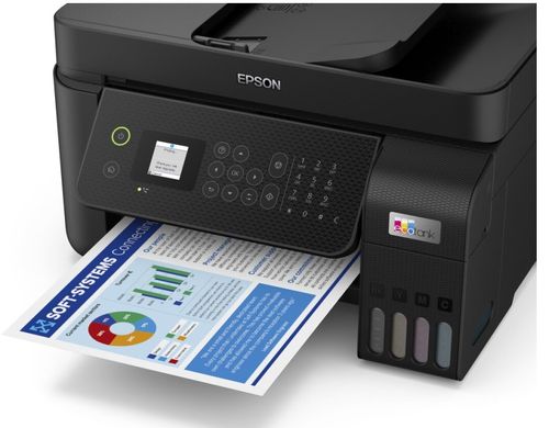 מדפסת ‏הזרקת דיו ‏משולבת Epson EcoTank L5290 אפסון