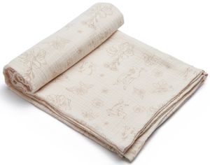 חיתול גדול מעוצב 100% כותנה טטרא - איילים