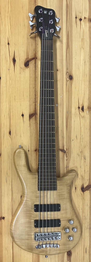 גיטרה בס 6 מיתרים משומשת Warwick Streamer LX6