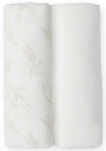 זוג מיני חיתולי טטרה מעוצבים 100% כותנה טטרא - סתיו