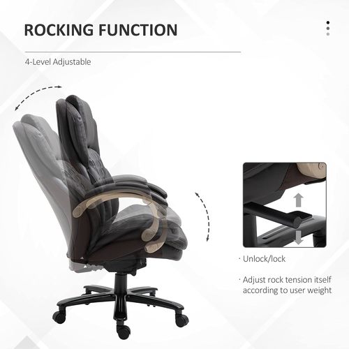 כסא מנהלים יוקרתי נוח במיוחד לישיבה מרובה מחומר נעים למגע דגם MONACO
