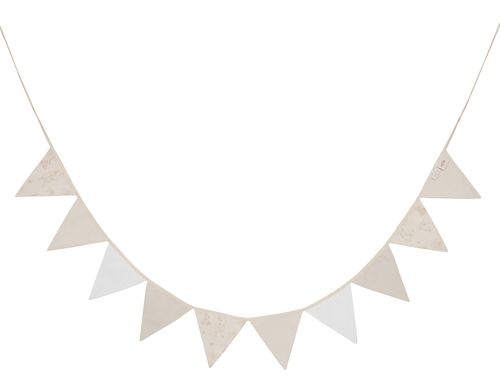 שרשרת דגלונים לתליה ועיצוב החדר 100% כותנה טטרא - איילים