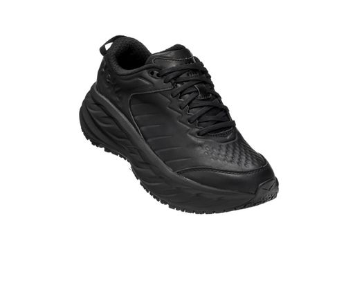 נעלי ספורט הוקה לנשים מעור Hoka Bondi SR wide צבע שחור