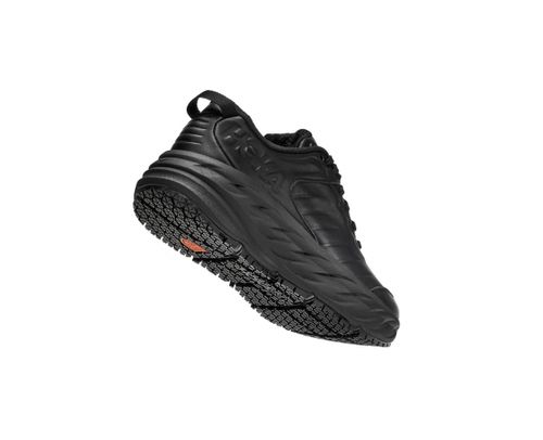 נעלי ספורט הוקה לנשים מעור Hoka Bondi SR wide צבע שחור