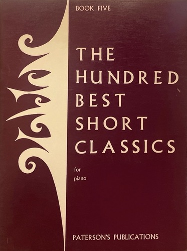 ספר תווים The Hundred Best Short Classics for the Piano - Book 5
