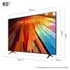 טלוויזיה חכמה "65 4K UHD מבית LG אל ג`י דגם 65UT80006LA