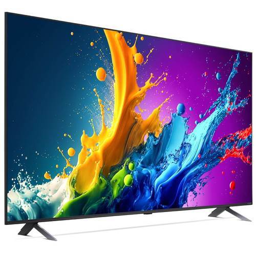 טלוויזיה חכמה "65 QNED80 4K עם בינה מלאכותית מבית LG אל ג`י דגם 65QNED80T6B אל ג'י