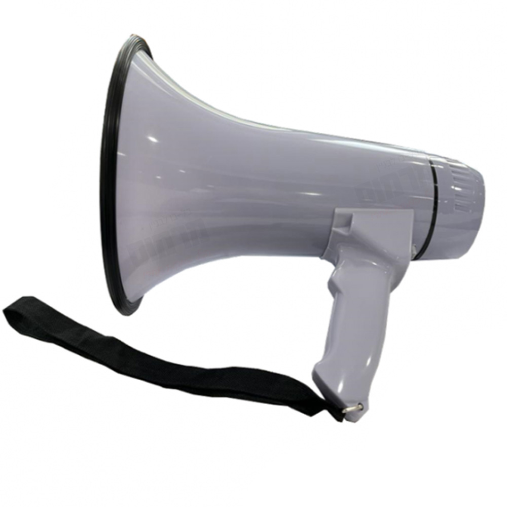 מגפון כריזה גדול ועוצמתי בהספק 30W עם סוללה נטענת ומטען USB 