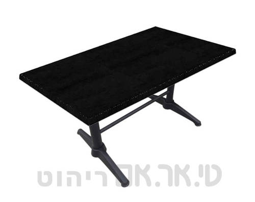 שולחן מלבן פלטה שחורה