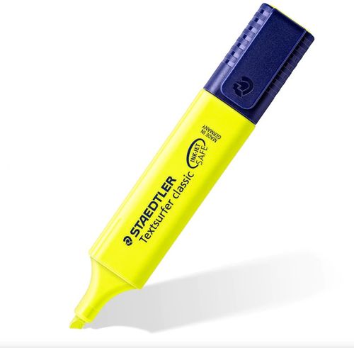 מרקרים זוהרים - סט של 4 יח STAEDTLER Textsurfer classic דגם Excellent colours
