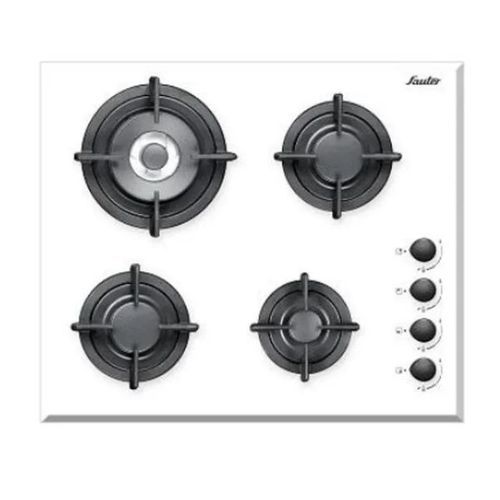כיריים גז Sauter SHG8010W זכוכית לבנה סאוטר