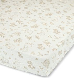 סדין מעוצב לעריסת תינוק 100% כותנה טטרא - דובים