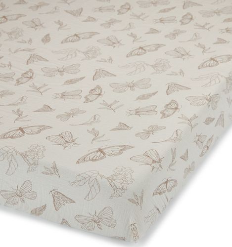 סדין מעוצב לעריסת תינוק 100% כותנה טטרא - מעופפים