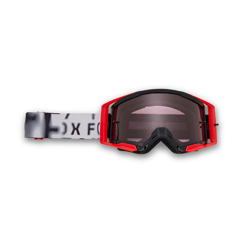 משקפי אבק פוקס לבן / אדום - FOX AIRSPACE SEVENTY4 V25