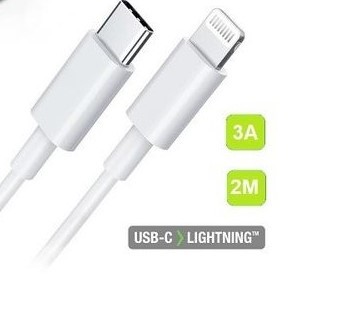 כבל 2 מטרים חזק ואיכותי TYPE-C /LIGHTNING