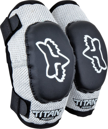 מגני מרפקים לילדים פוקס כסוף - FOX PEEWEE TITAN ELBOW GUARD