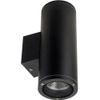 צמוד קיר UP&DOWN שחור IP65 לעמעום