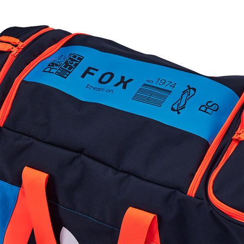 תיק ציוד פוקס כתום / כחול - FOX SHUTTLE 180 RACE SPEC ROLLER  V25 