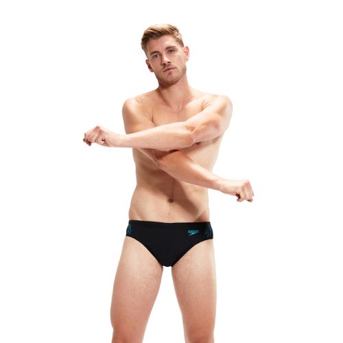 בגד ים תחתון לגברים | Hyper Boom Splice Brief Black/Blue