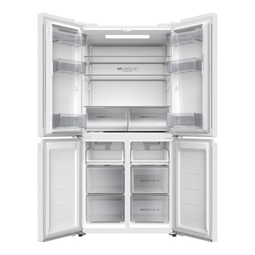 מקרר ומקפיא 4 דלתות Haier HRF5800FW לבן 