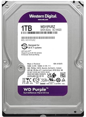 דיסק קשיח פנימי Western Digital WD11PURX 1TB