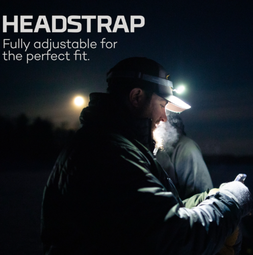 פנס ראש NEBO -  MYCRO 500+ Rechargeable Headlamp