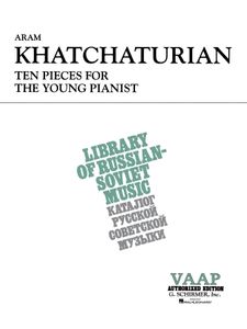 ספר תווים Khachaturian - 10 Pieces for the Young Pianist