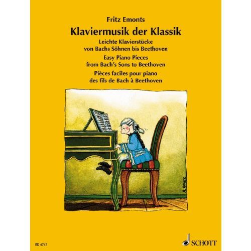 ספר תווים Easy Piano Pieces from Bach's Sons to Beethoven