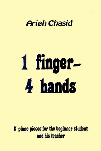 ספר תווים Arieh Chasid: 1 Finger-4 Hands
