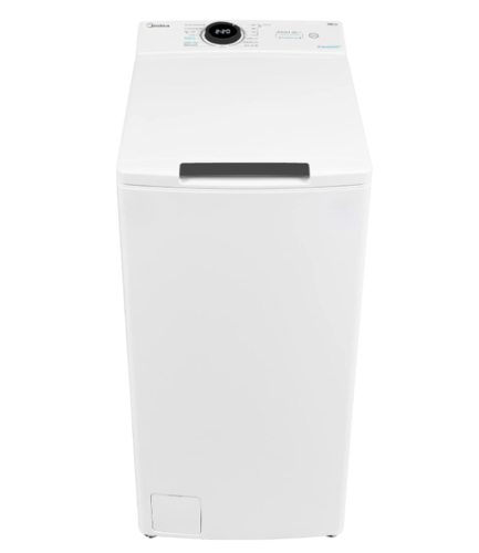 מכונת כביסה פתח עליון 8 ק''ג Midea מידאה MF100T80B/W-IL