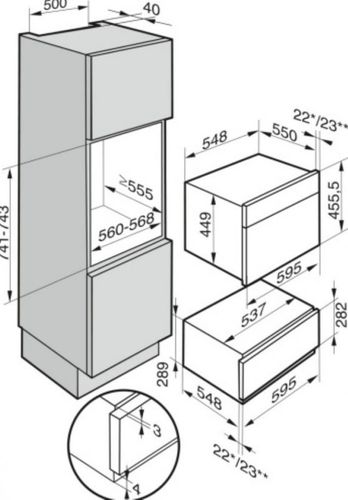 מגירת חימום דגם ESW6229 אפור מילה Miele