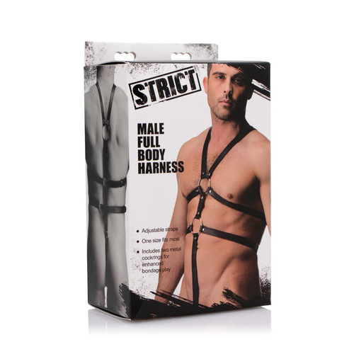 רתמת גוף לגבר | Strict Male Full Body Harness