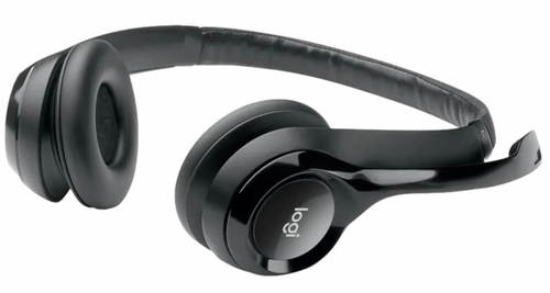 אוזניות עם מיקרופון למחשב בחיבור Logitech H390 USB