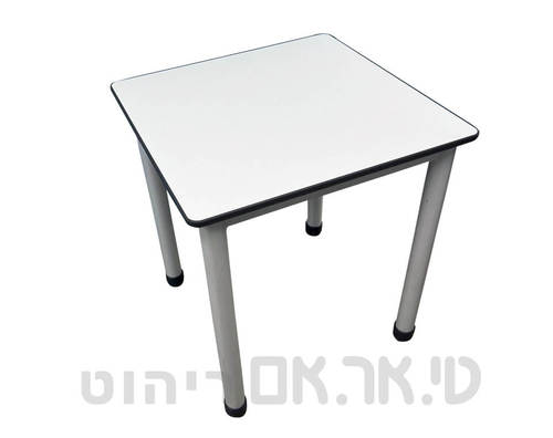 שולחן דגם ריבוע עם קנט שחור