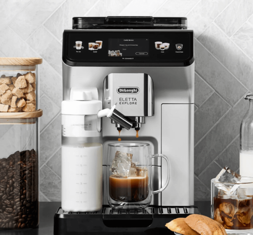 מכונת קפה אוטומטית דלונגי Delonghi eletta explore black silver