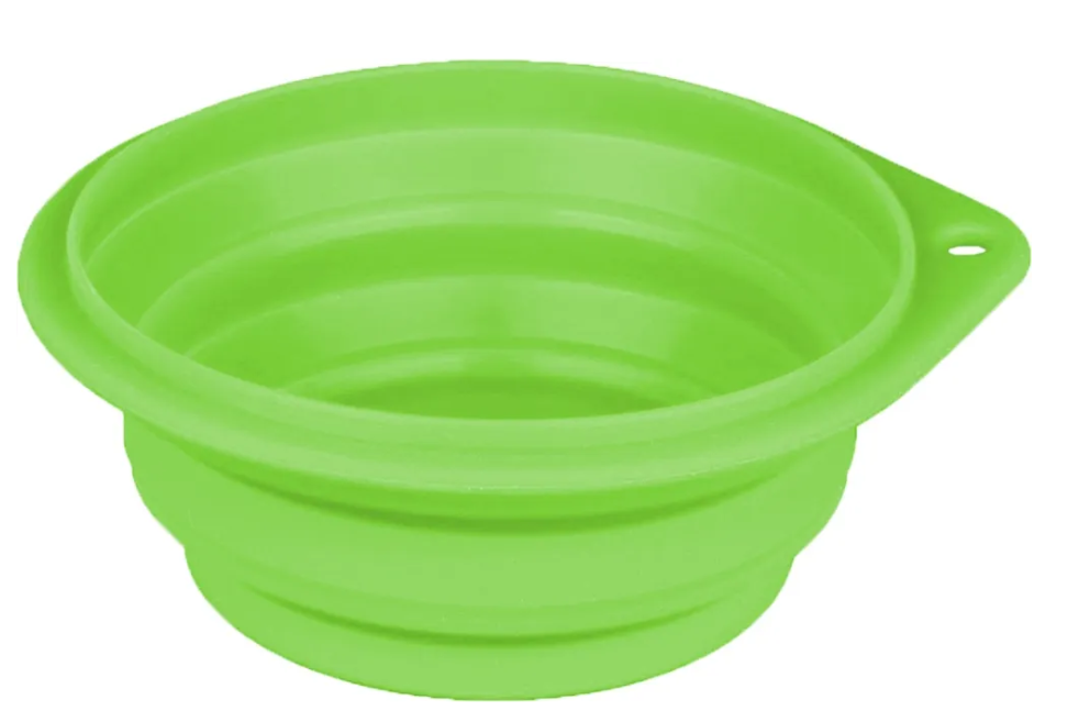 קערת סיליקון מתכווצת L לכלבים