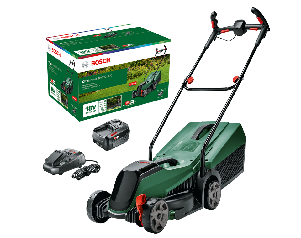 מכסחת דשא נטענת בוש CityMower 18V-32-300 BOSCH