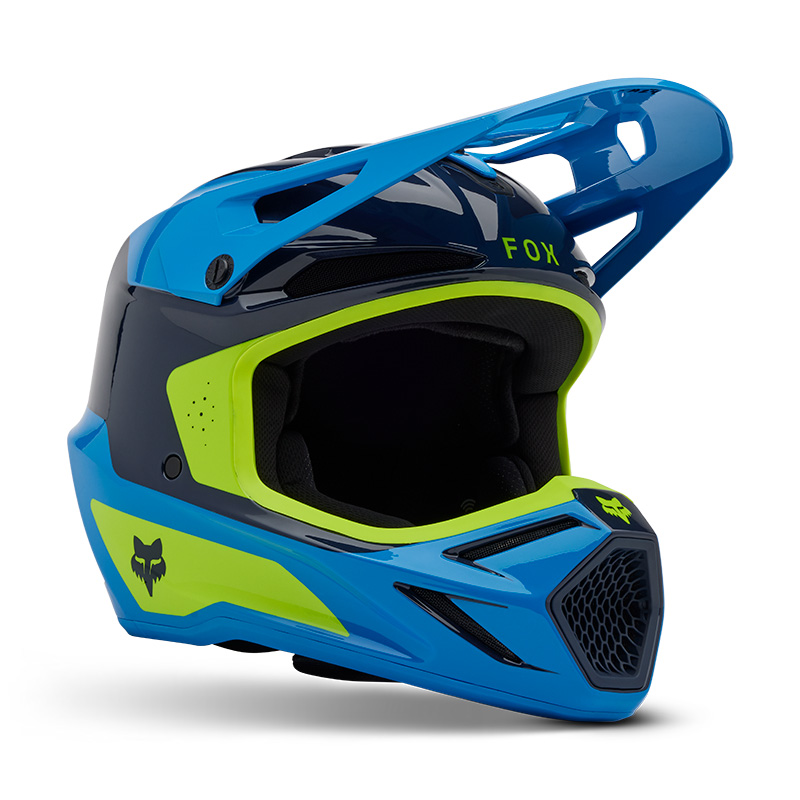 קסדת ילדים פוקס כחול - FOX YTH V3 IMPRESSION V25