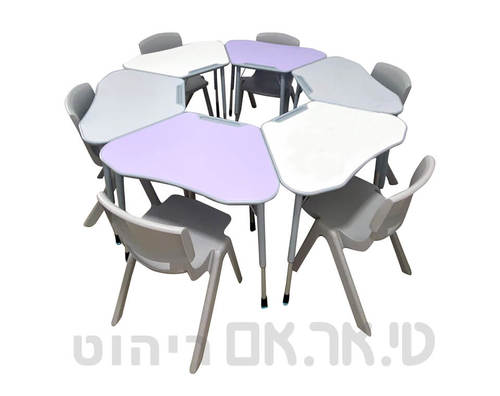 שולחן קנגרו עם רגל מתכווננת