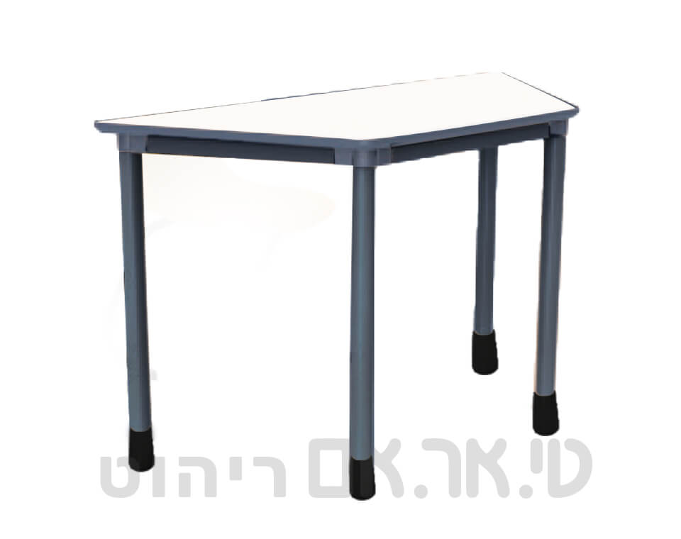 שולחן טרפז זוגי 116/52 קנט יצוק