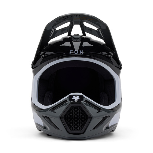 קסדת ילדים פוקס שחור - FOX YTH V3 IMPRESSION V25