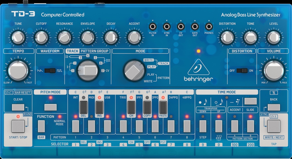 סינתיסייזר בס אנלוגי Behringer TD-3