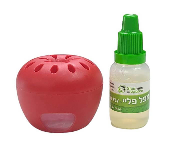 אפל פליי Apple Fly - מלכודת ללכידת זבוב הפירות וברחשים - ללא רעלים